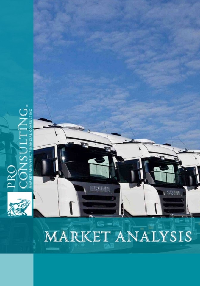 Market research report on monitoring of transport in Ukraine. 2013